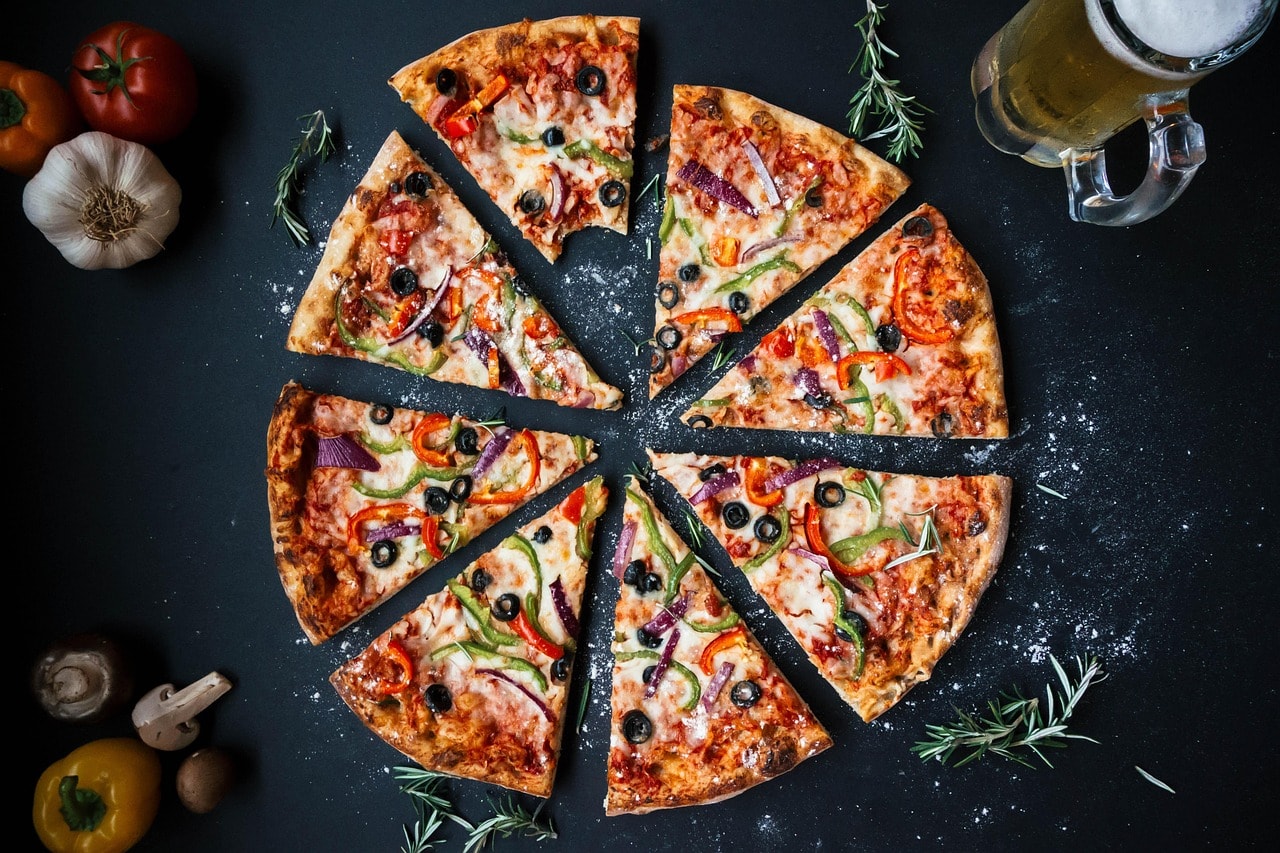 Frische italienische Pizza aus der Eifel-Pizzeria